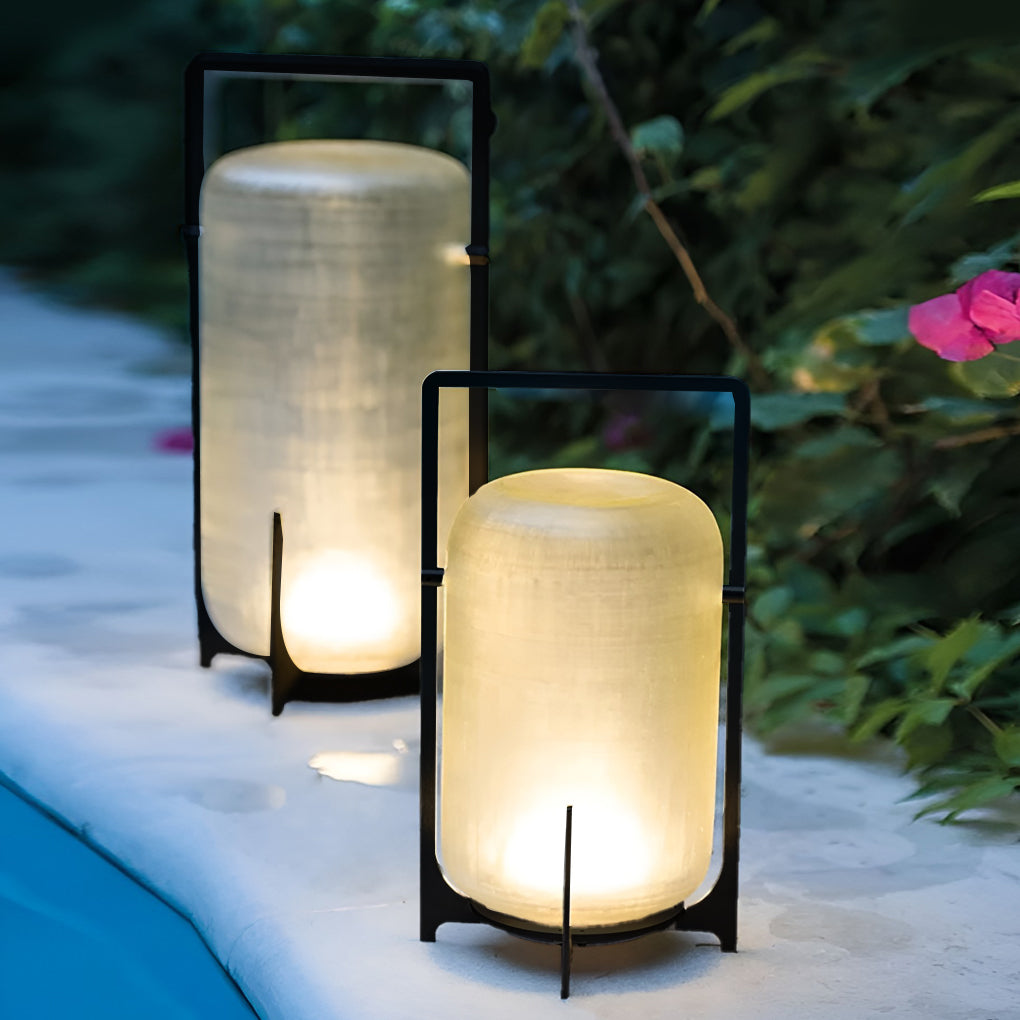 Premium Waterproof LED Outdoor Lantern with Modern Handle