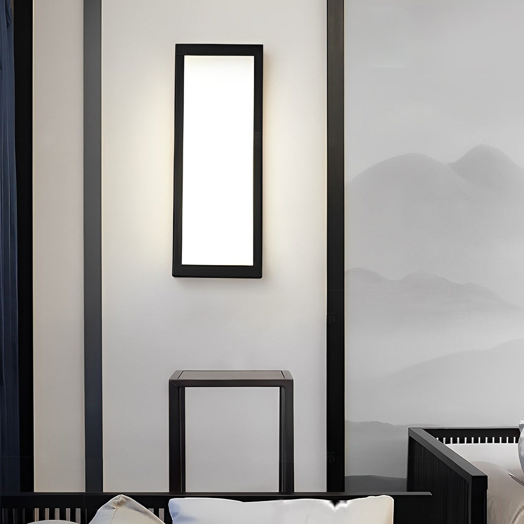 Modern Waterproof LED Rectangle Outdoor Wall Light