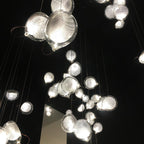 Nordic Glass Jellyfish Pendant Light - Premium Ceiling Fixture