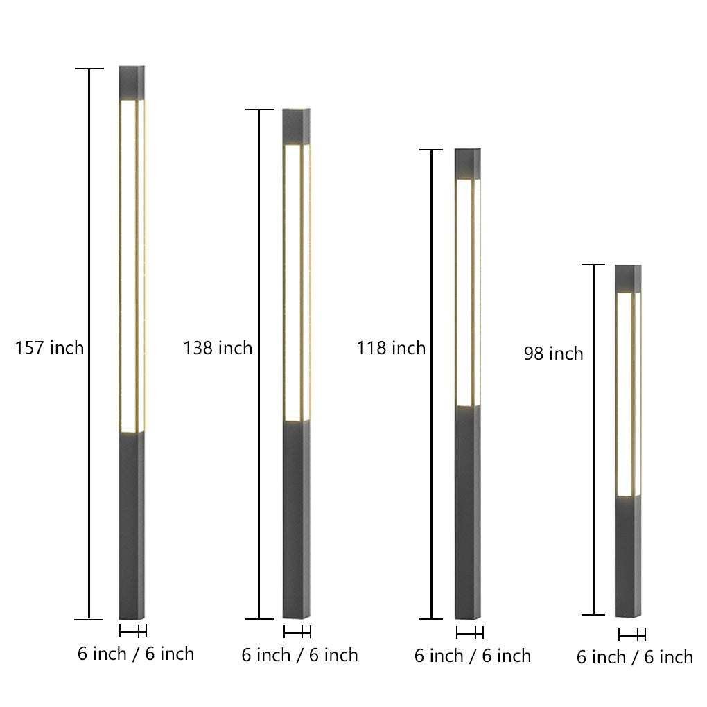 Premium Waterproof LED Garden Bollard Lights for Outdoor Landscape