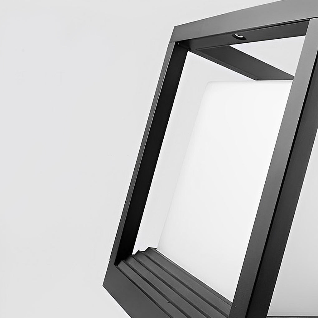 Premium Waterproof LED Square Garden Pedestal Light