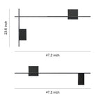 Modern Minimalist Rectangular Wall Lamp Set - Elegant Decor Lighting