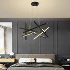 LED Geometric Cross Design Ceiling Chandelier