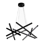 LED Geometric Cross Design Ceiling Chandelier