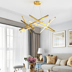 LED Geometric Cross Design Ceiling Chandelier
