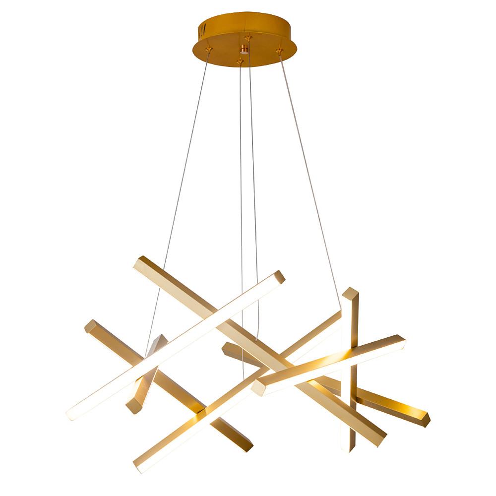 LED Geometric Cross Design Ceiling Chandelier