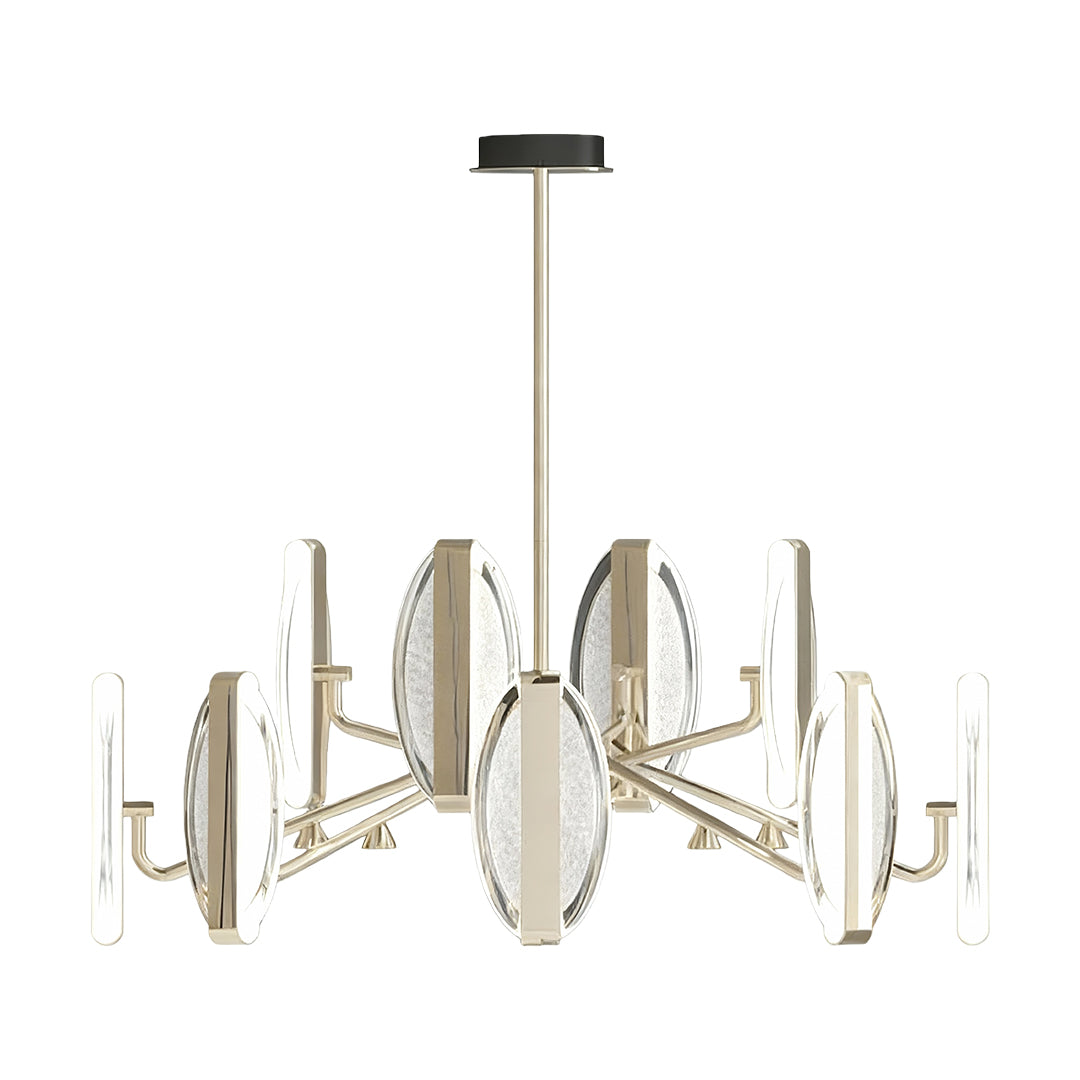 Gold Minimalist Acrylic Chandelier Ceiling Light