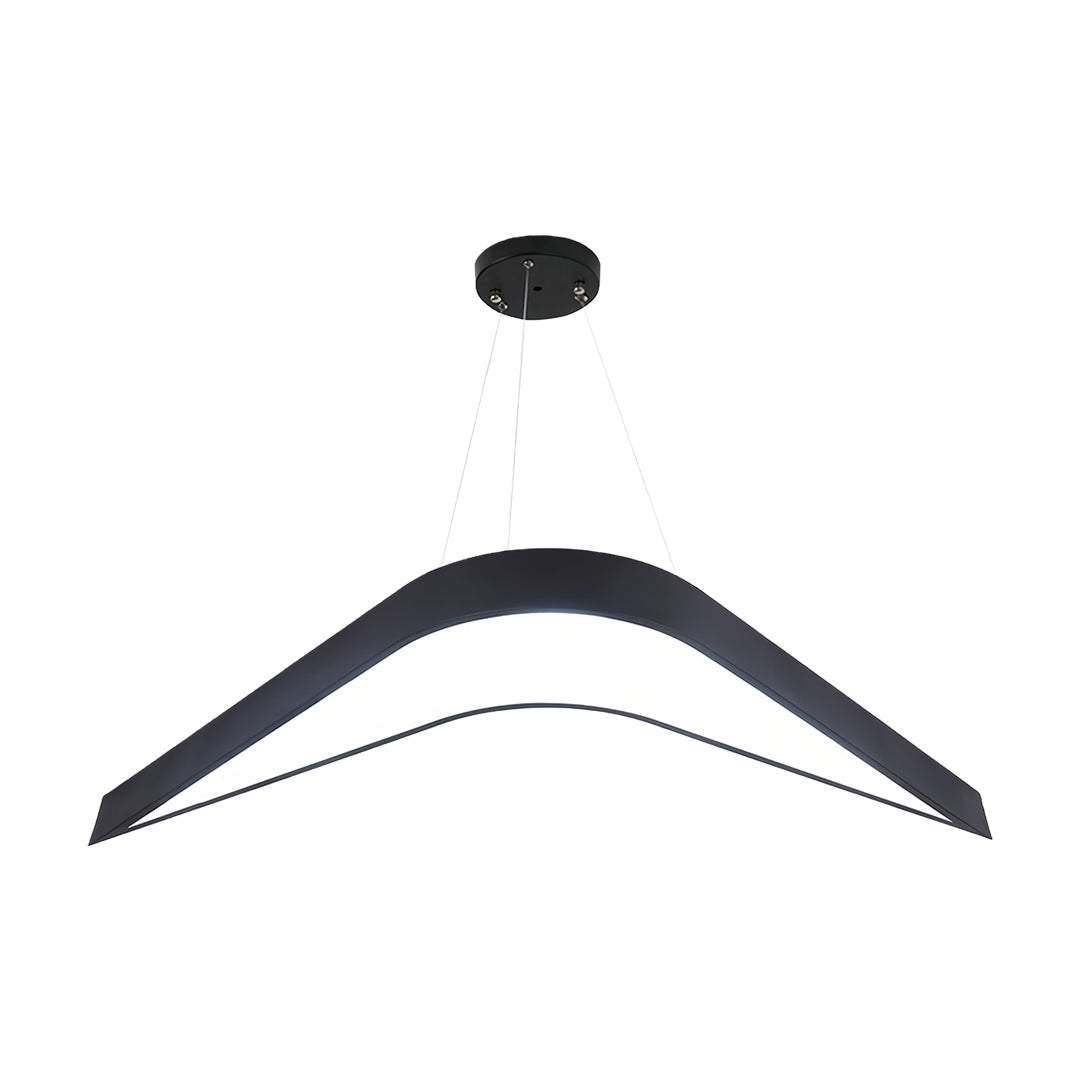 Contemporary Wrought Iron Swallowtail Chandelier - Elegant Ceiling Light