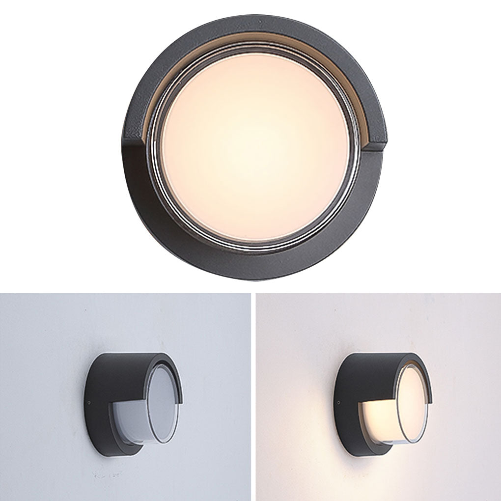 Minimalist Geometric Waterproof Outdoor Sconce Light