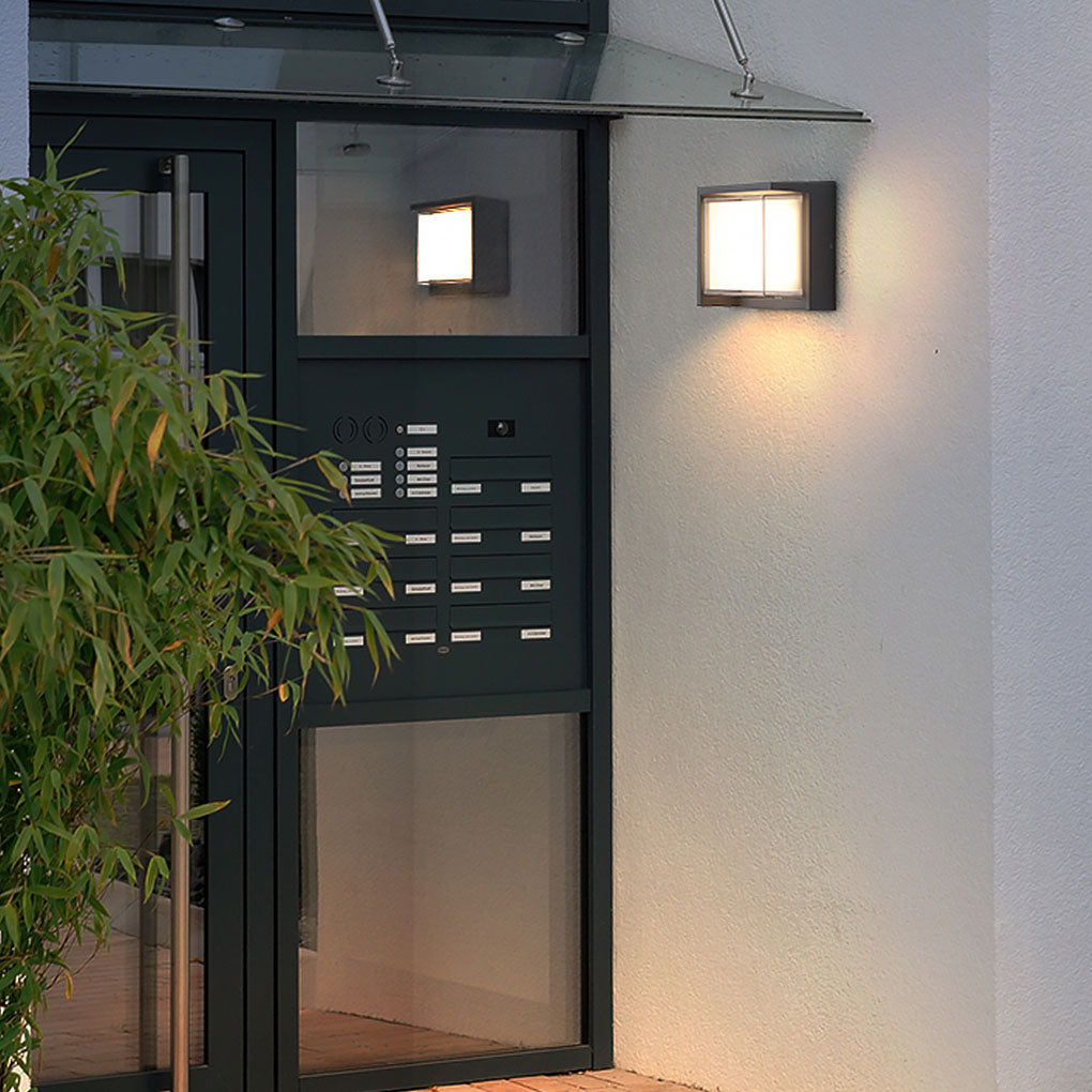Minimalist Geometric Waterproof Outdoor Sconce Light