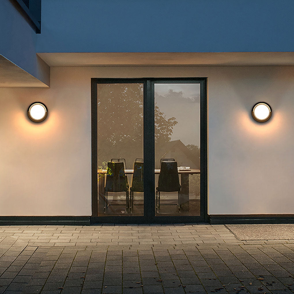 Minimalist Geometric Waterproof Outdoor Sconce Light