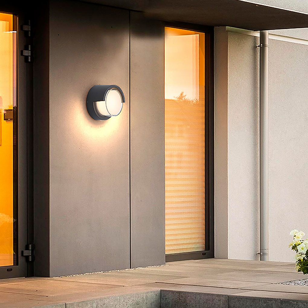 Minimalist Geometric Waterproof Outdoor Sconce Light