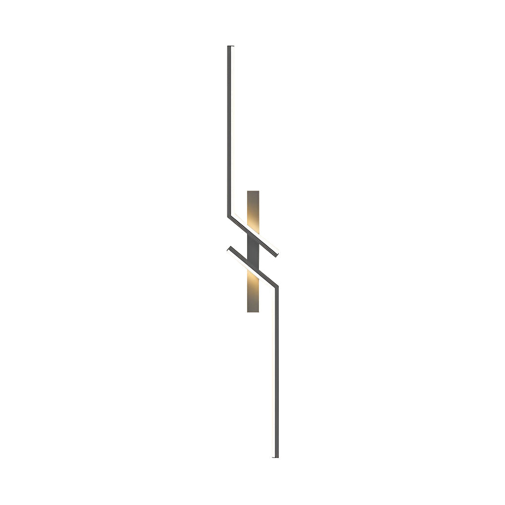 Symmetrical Geometric LED Wall Sconce