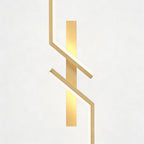 Symmetrical Geometric LED Wall Sconce