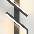 Symmetrical Geometric LED Wall Sconce