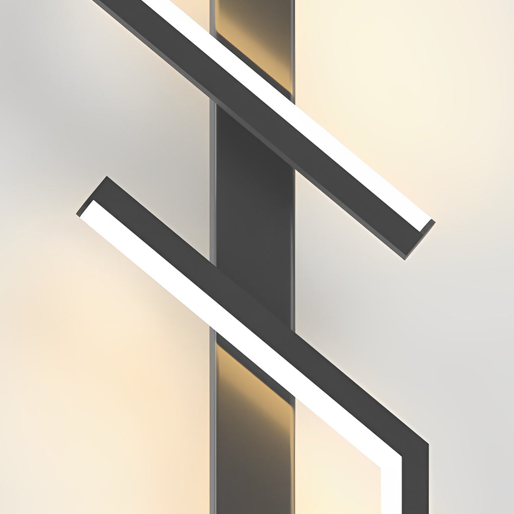 Symmetrical Geometric LED Wall Sconce