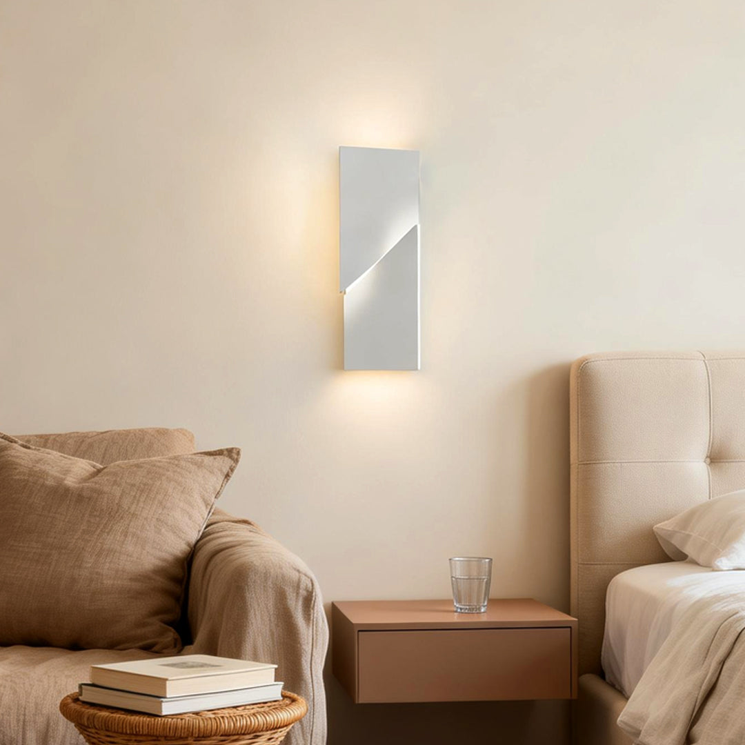 Artistic Geometric LED Wall Sconce with Dimming Feature