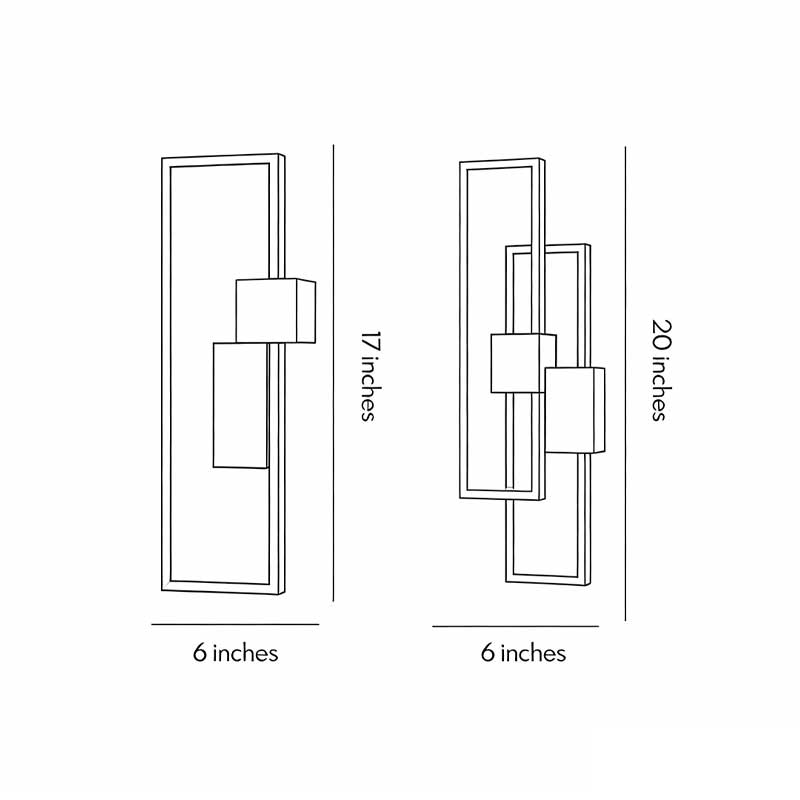 Nordic Style LED Geometric Wall Sconce
