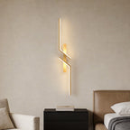 Symmetrical Geometric LED Wall Sconce