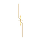 Symmetrical Geometric LED Wall Sconce