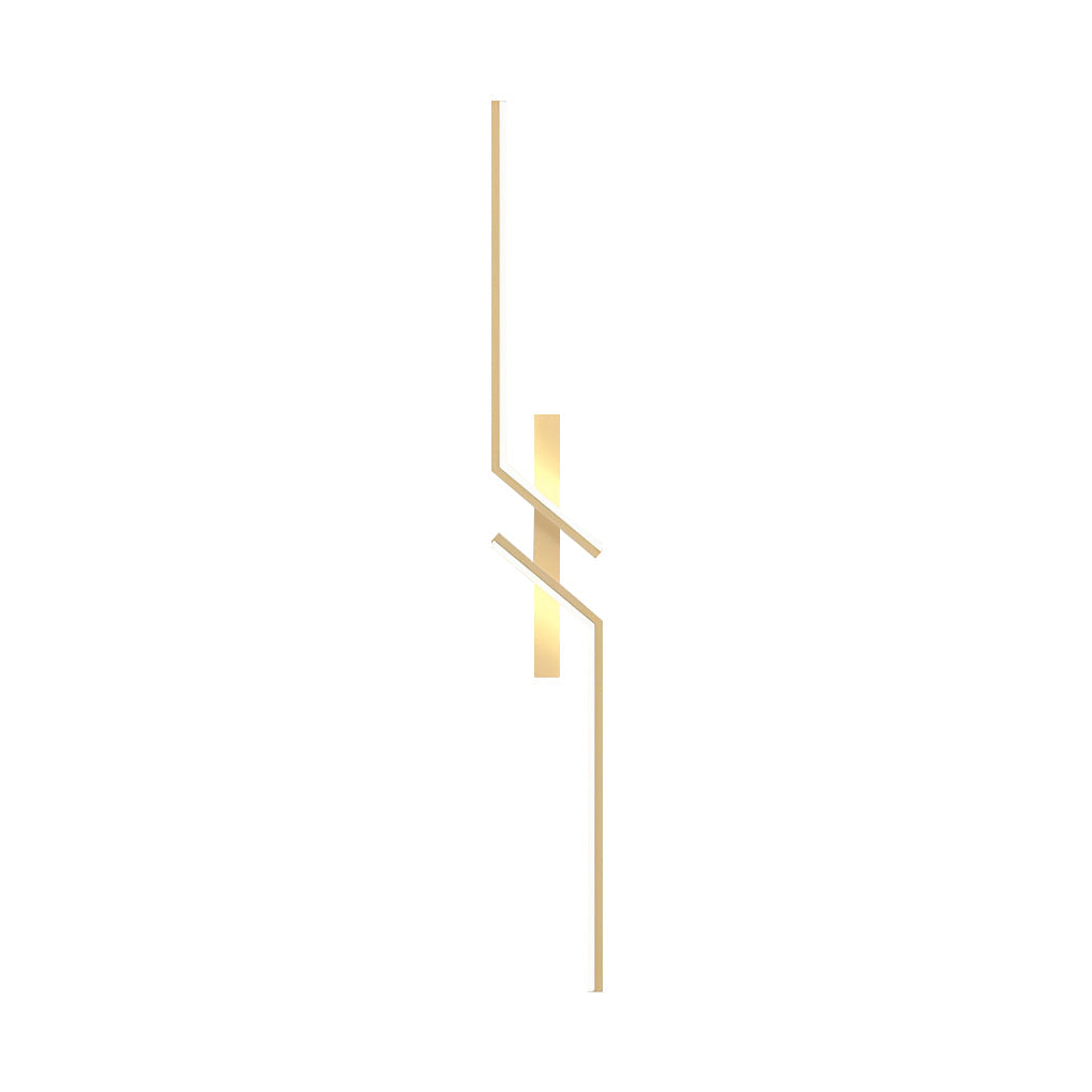 Symmetrical Geometric LED Wall Sconce