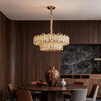 Luxury Nordic Crystal Chandelier - Carbon Steel Ceiling Light