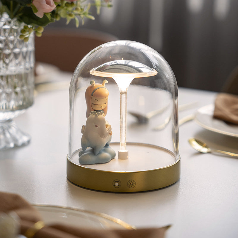Premium Glass Dome LED Fairy Tale Table Lamp