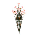 Premium Glass Flower Wall Sconce - Rustic American Nature Design