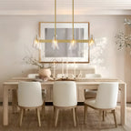 Modern Copper Chandelier - Elegant Ceiling Light Fixture