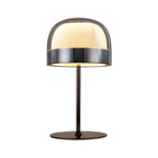Premium Glass Mushroom Dome Table Lamp - Ambient LED Lighting