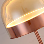 Premium Glass Mushroom Dome Table Lamp - Ambient LED Lighting