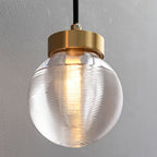 Luxury Copper and Glass Chandelier - Modern Ceiling Light