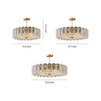 French Luxury Copper Semi Flush Mount Glass Light Fixture