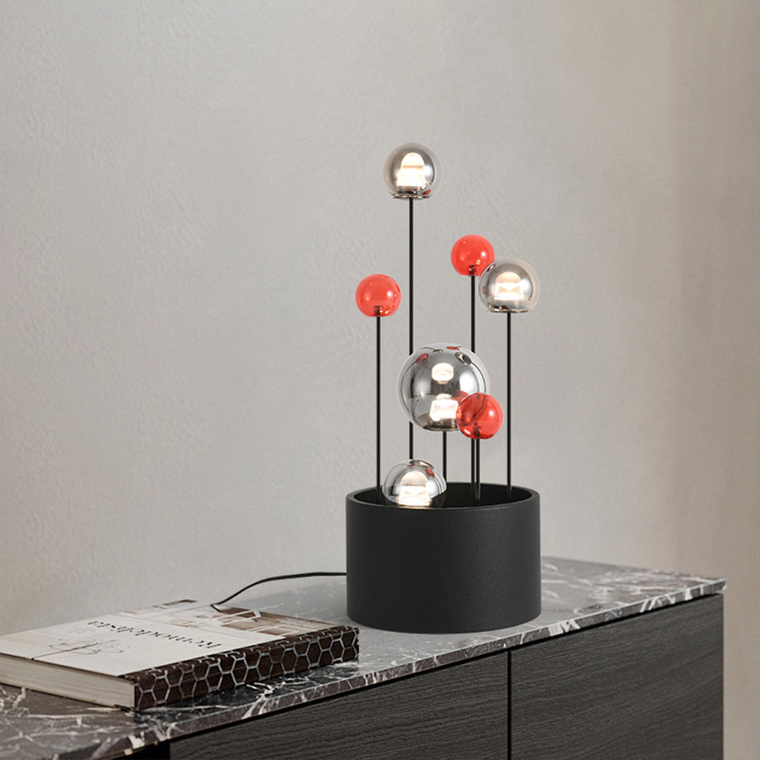 Nordic Minimalist Colored Glass Ball Floor Lamp