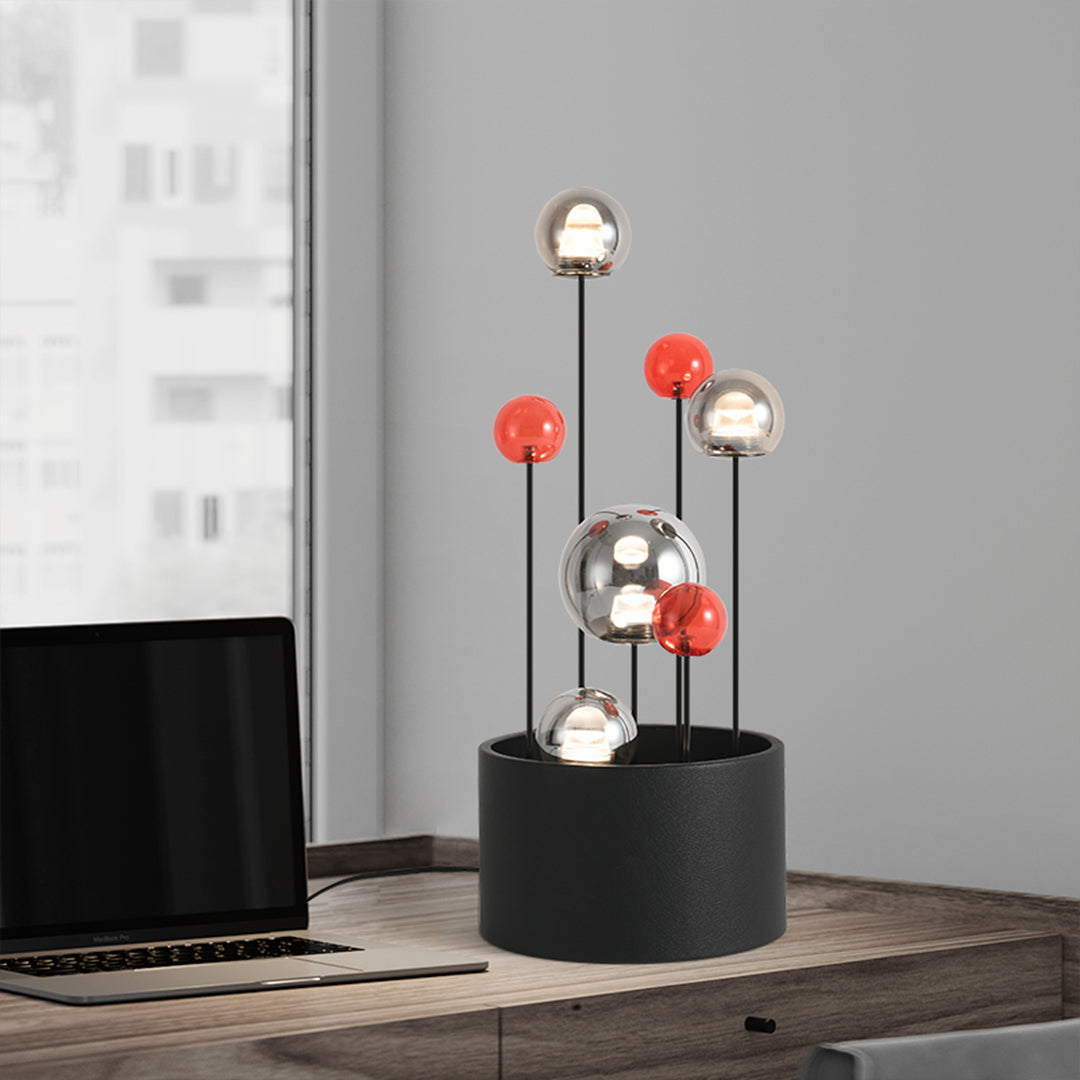 Nordic Minimalist Colored Glass Ball Floor Lamp