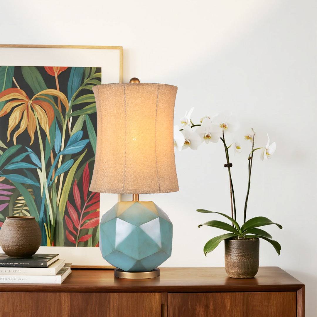 Stylish Modern Industrial Fabric Table Lamps - Decorative Lighting