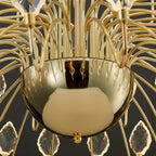 Luxury Gold LED Crystal Chandelier Ceiling Light