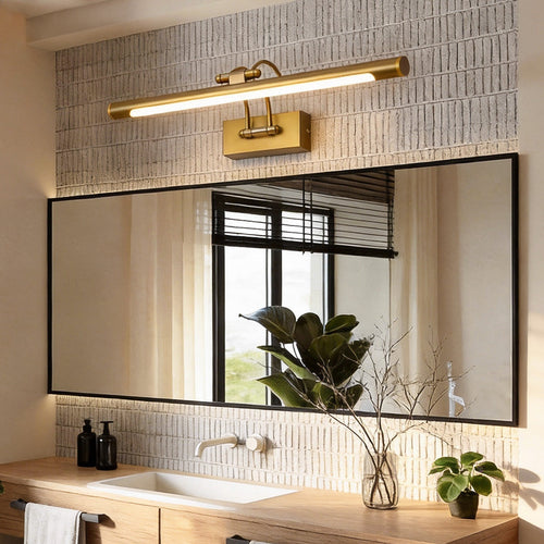 Adjustable LED Gold Bathroom Vanity Light