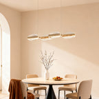 Gold Minimalist Acrylic Chandelier Ceiling Light