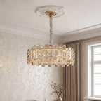 Luxury Nordic Crystal Chandelier - Carbon Steel Ceiling Light