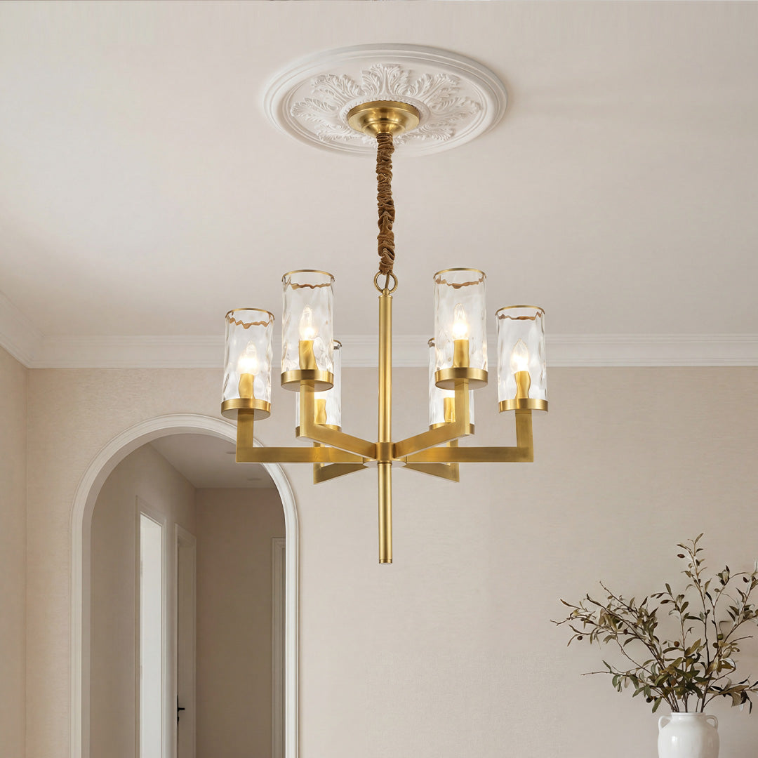 Modern Minimalist Glass Island Chandelier - Luxury Ceiling Light