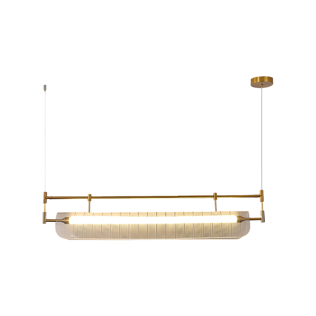 Nordic Minimalist Linear Pendant Ceiling Light - Long Strip Design