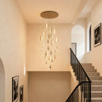 Luxury Gold Möbius Modern Chandelier - Elegant Ceiling Light