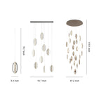 Luxury Gold Möbius Modern Chandelier - Elegant Ceiling Light