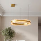 Minimalist Luxury Circular Chandelier - Modern Ceiling Light