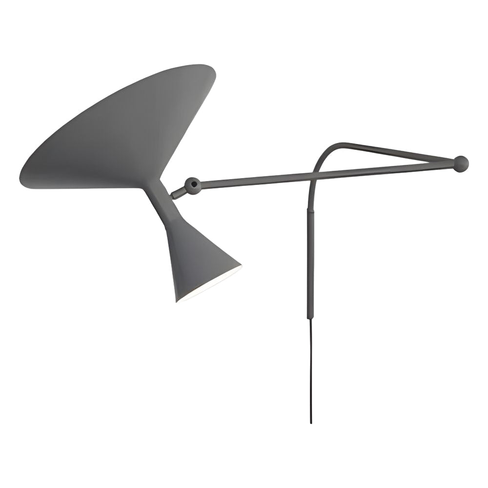 Modern Double-Joint Swing Arm Wall Sconce - Adjustable Up and Down Light
