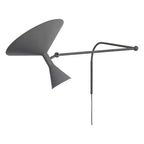 Modern Double-Joint Swing Arm Wall Sconce - Adjustable Up and Down Light