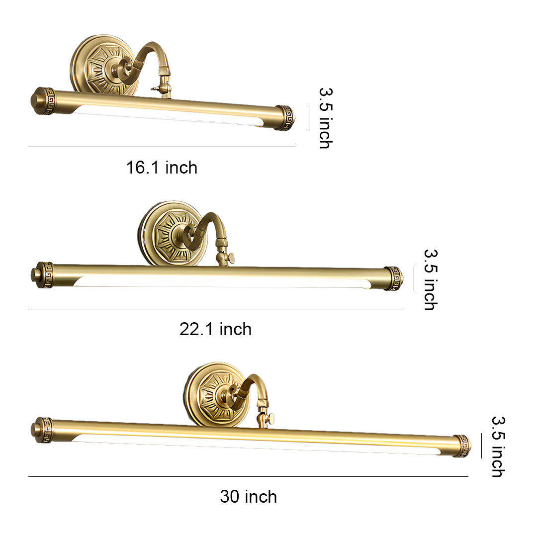 Premium Gold Copper Bathroom Vanity Wall Light