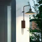 Modern Gooseneck Wall Lamp - Long Arm Outdoor Metal Light