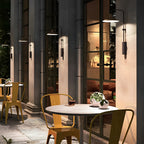 Modern Gooseneck Wall Lamp - Long Arm Outdoor Metal Light
